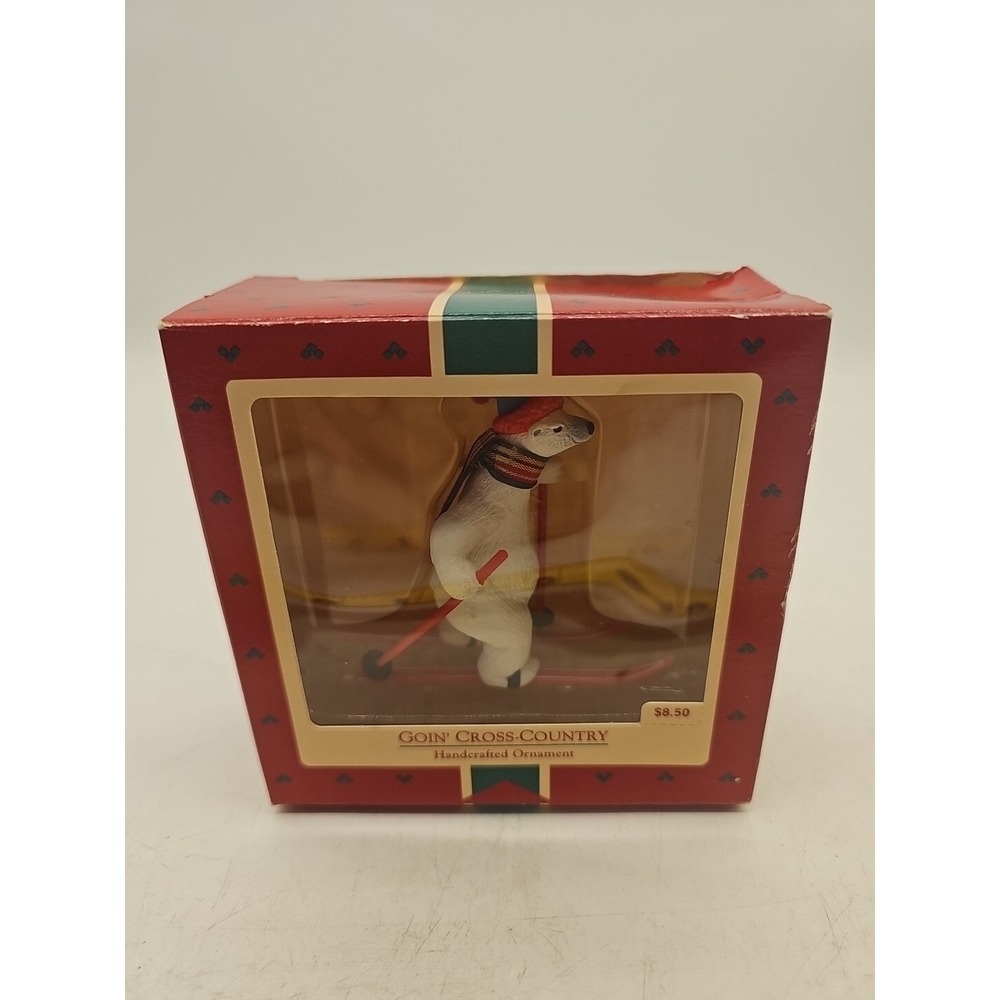 NIB Hallmark Keepsake‎ Goin' Cross-Country Christmas Ornament 1988